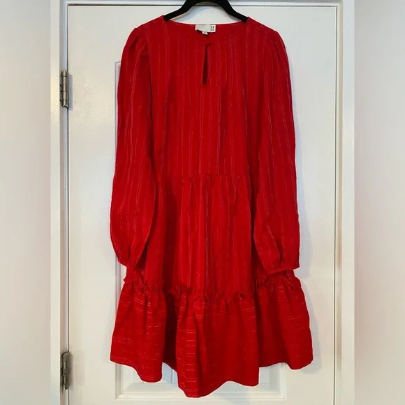 bright red holiday dress Holiday Affair Sequins Mini Dress main image 0